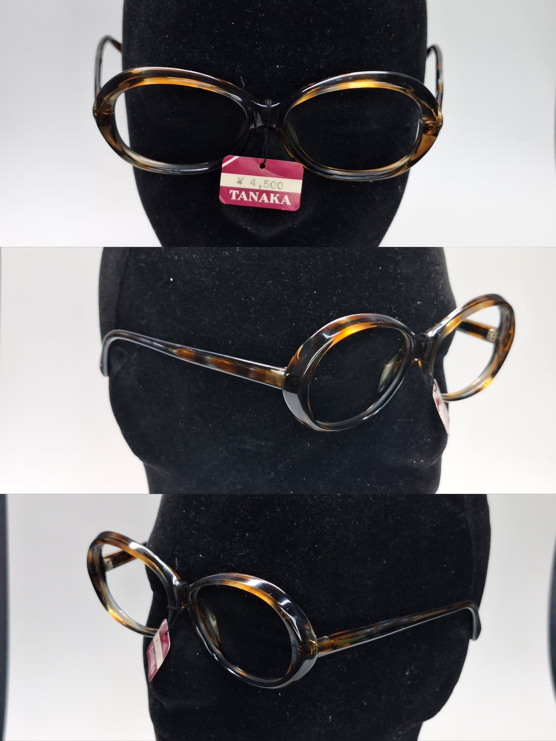80s 일본 빈티지 데드스톡 미사용/Forest rido 안경테 52mm 상품이미지6