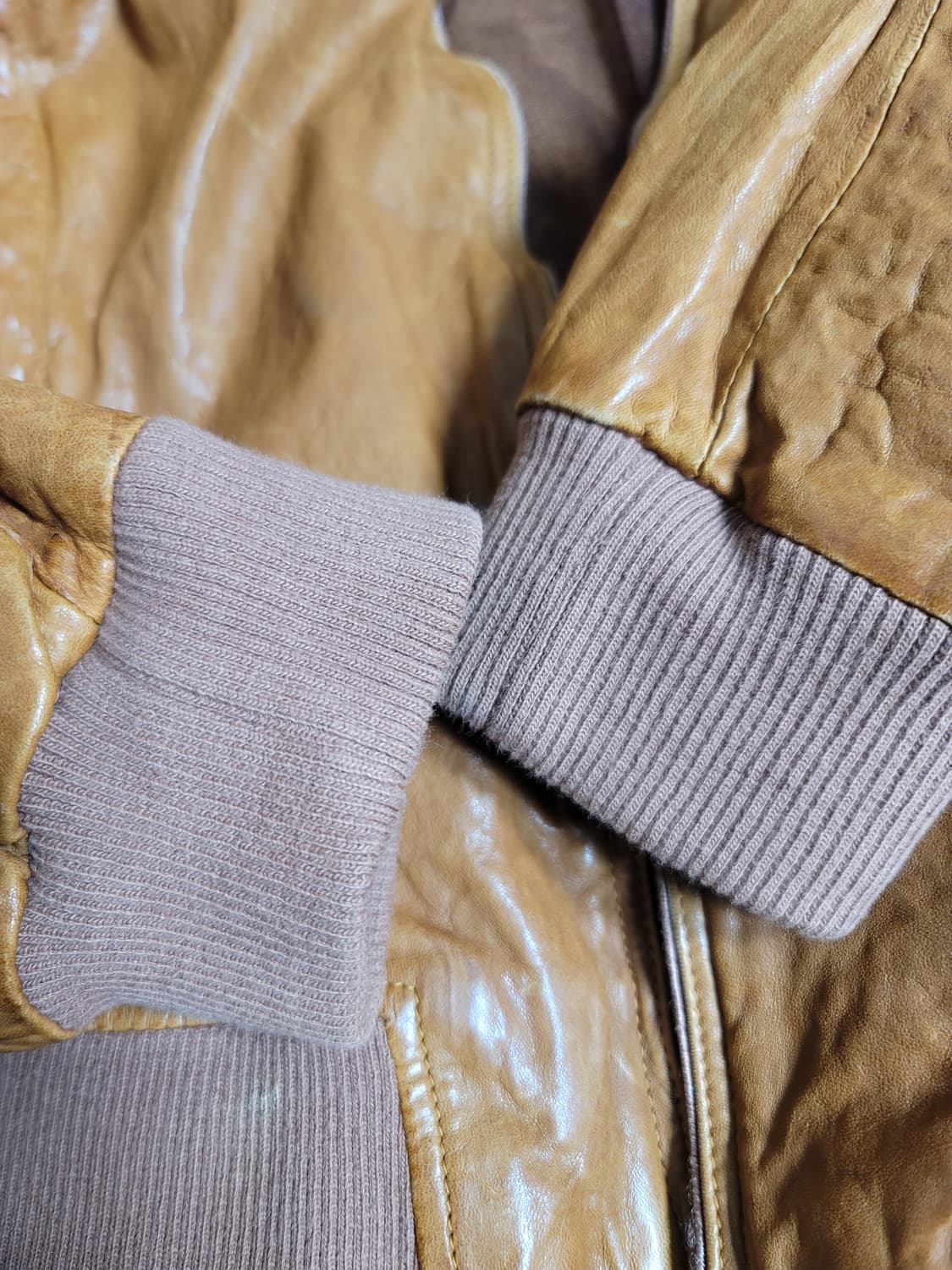 노스비치 어린양가죽자켓 M 95정사이즈 상태굿 상품이미지5