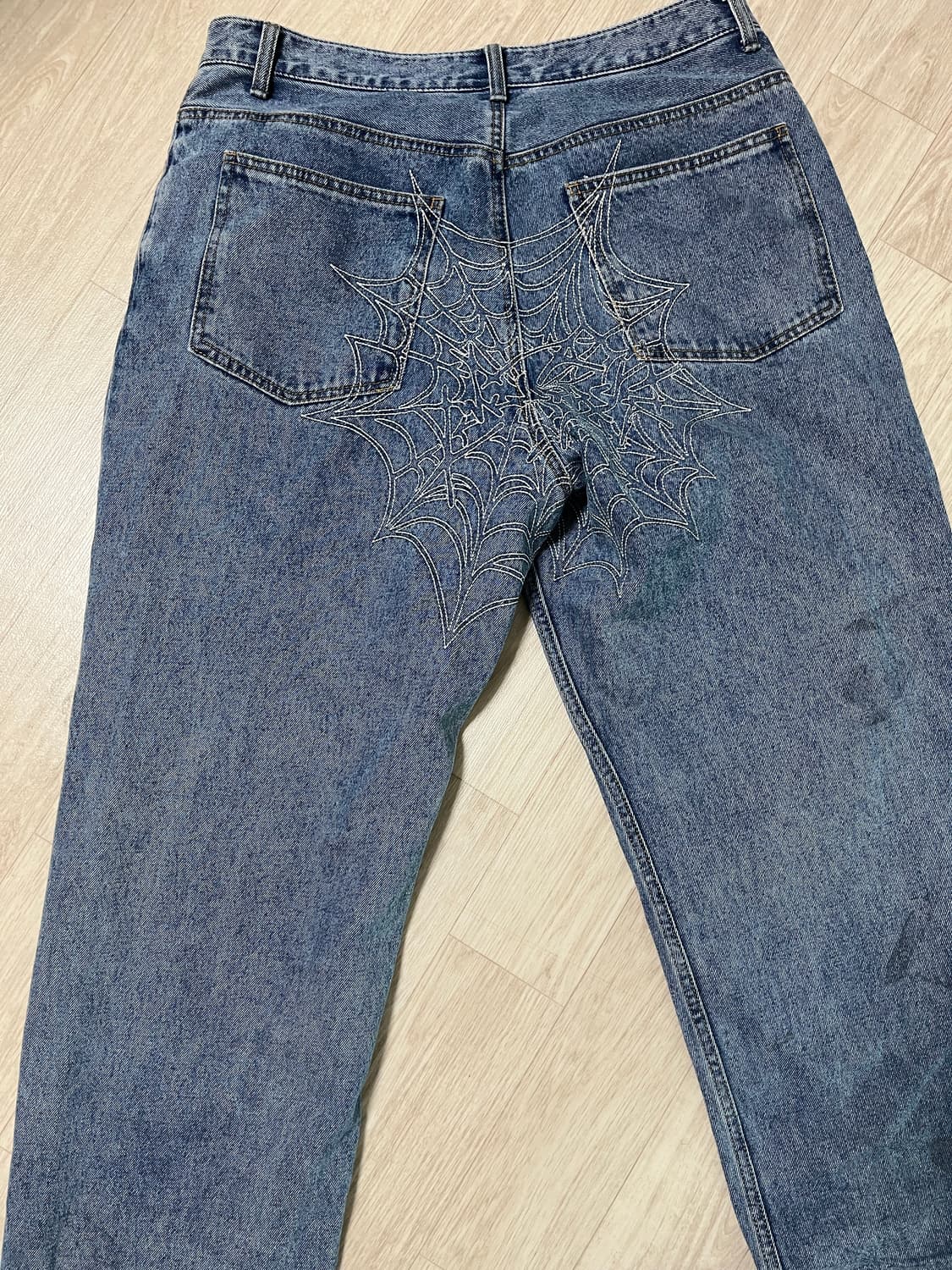 위캔더스 코브웹 데님팬츠  상품이미지1