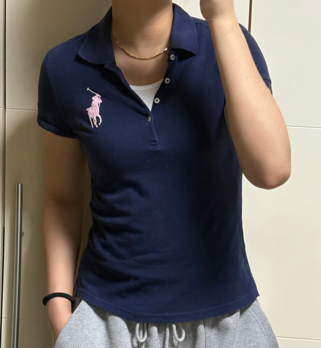 폴로 랄프로렌 빅포니 네이비 카라티 상품이미지1