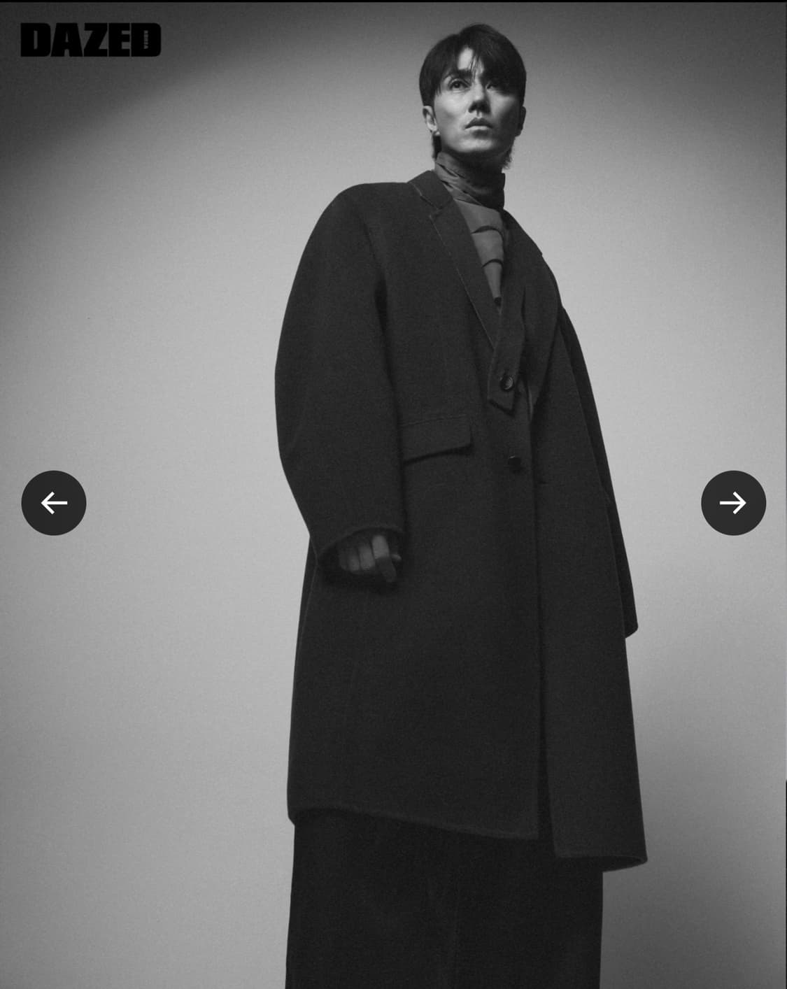 (30주년) 송지오옴므 차승원 SC30 캐시미어 코쿤 싱글 노치드 롱코트 상품이미지1