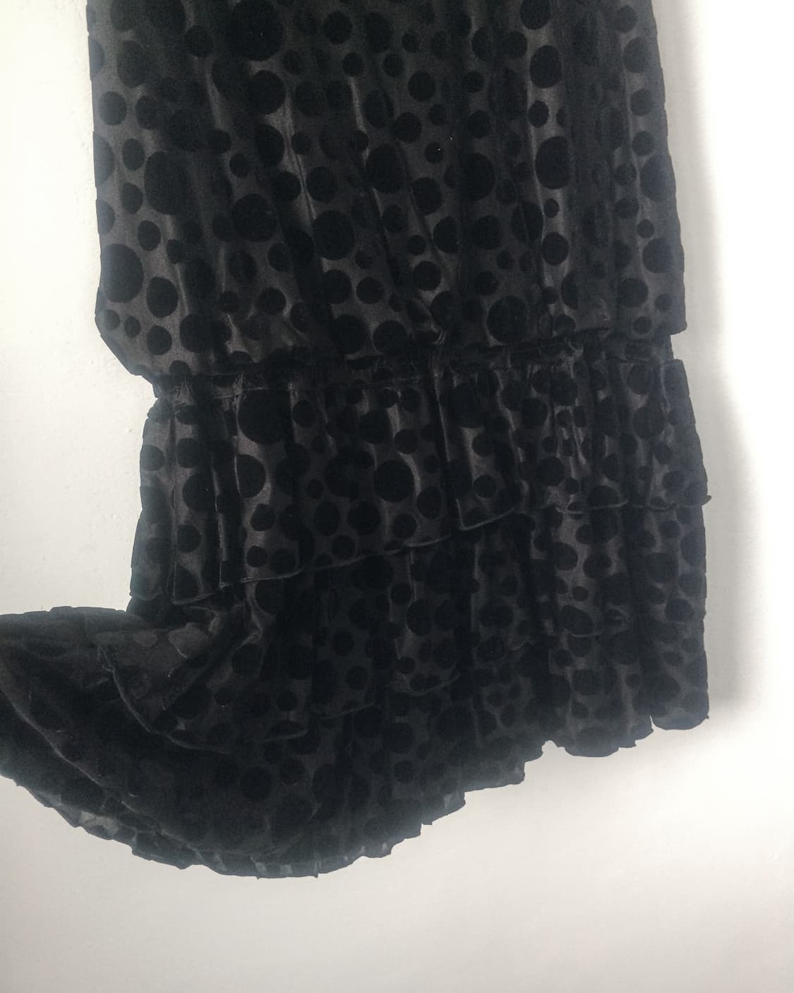Velvet dot pattern sleeveless onepiece 상품이미지5