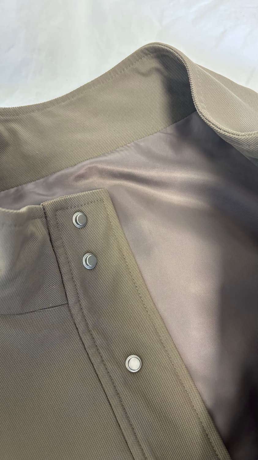 아워스코프(OURSCOPE) 하프넥 블루종 (베이지) 상품이미지8