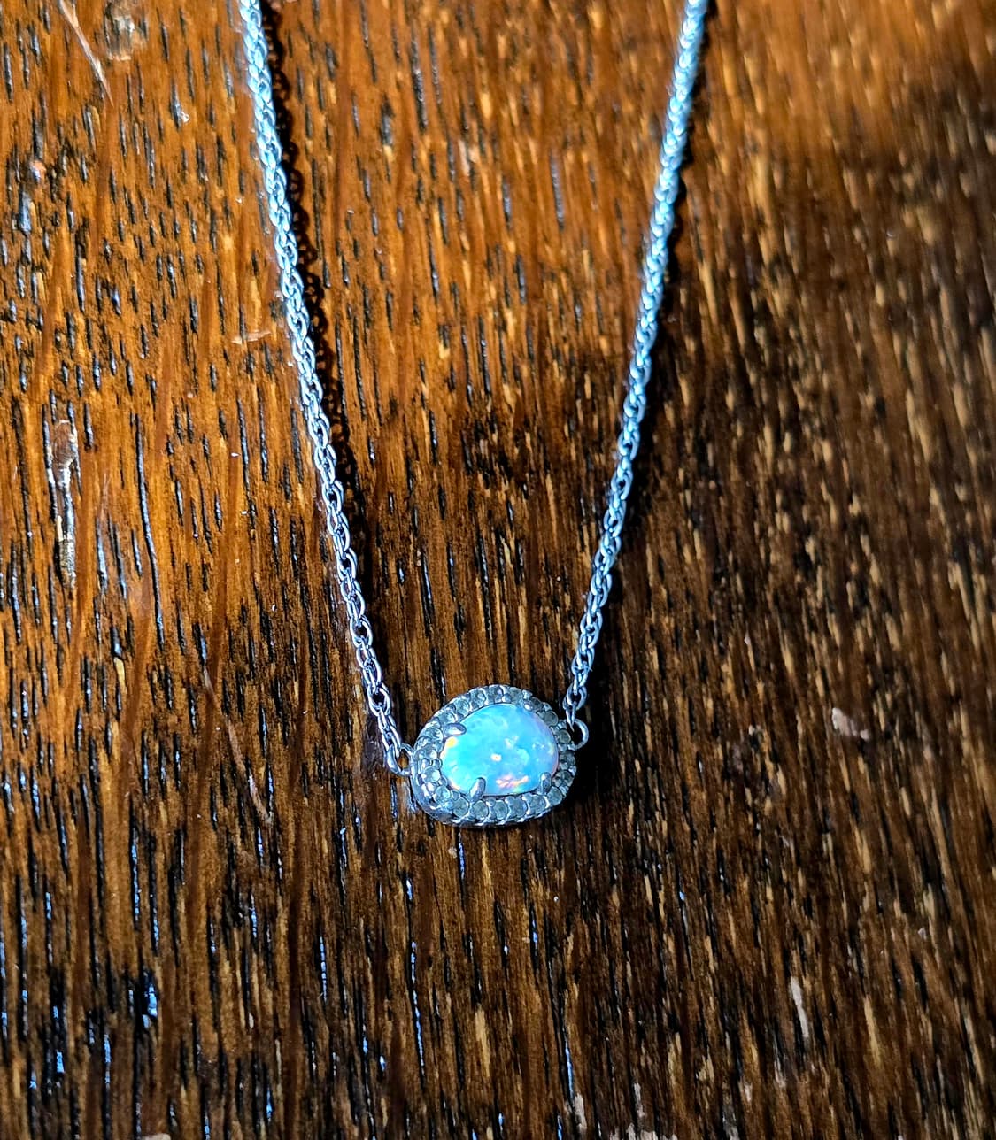 🇺🇸빈티지 오팔 실버 목걸이 상품이미지2