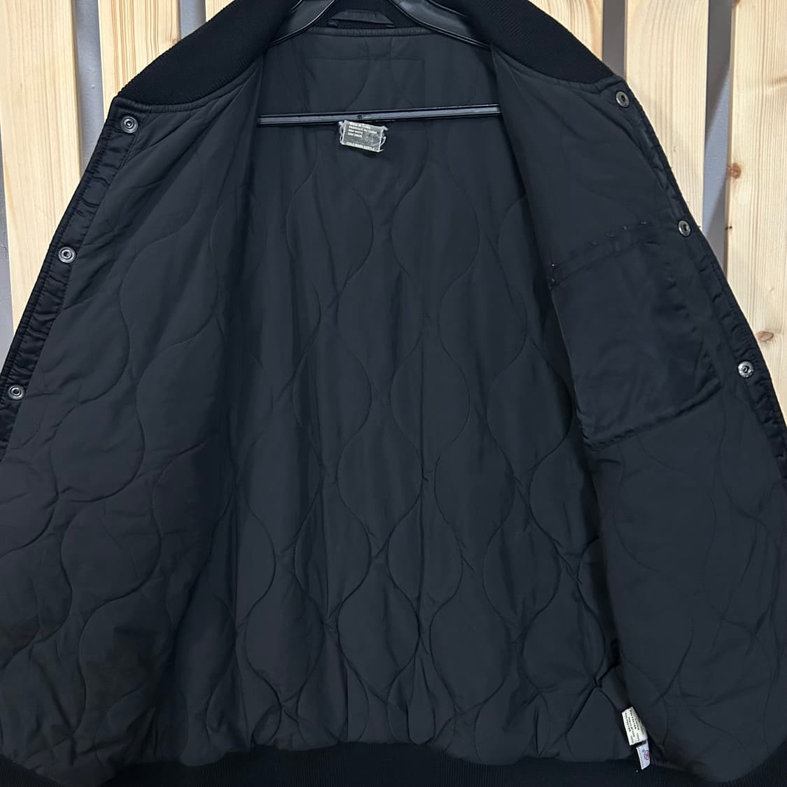 (L) 00s 스투시 스컬 쉐도우 스타디움 봄버자켓  상품이미지6