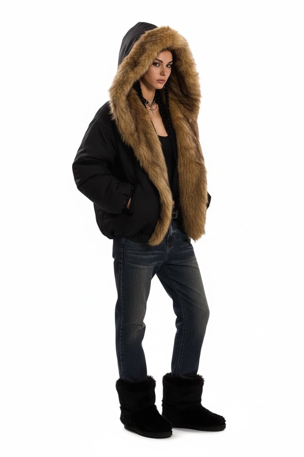 퍼 자켓 후디 상품이미지4