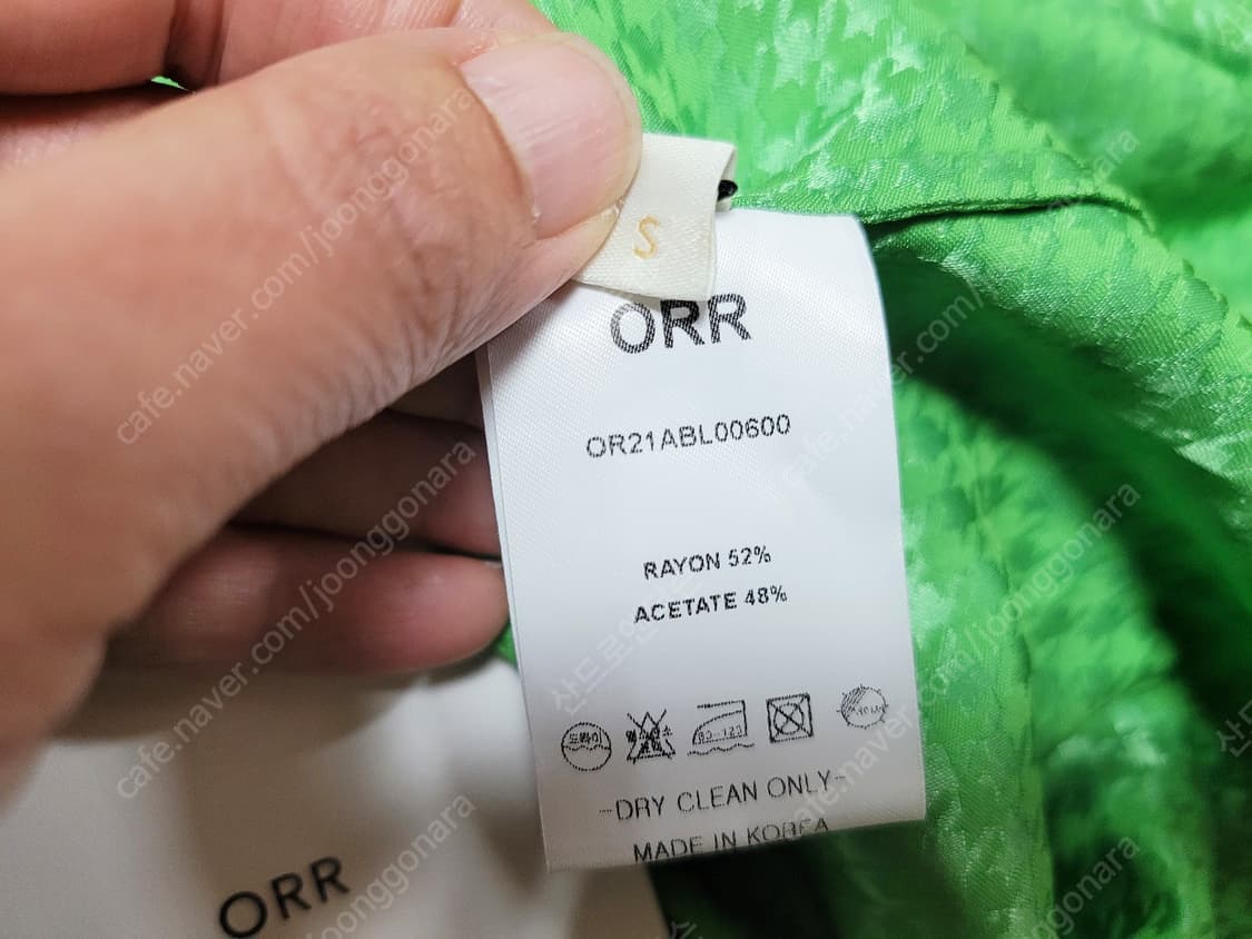 오르(ORR) 하운드투스 블라우스 55-66 새상품 상품이미지6