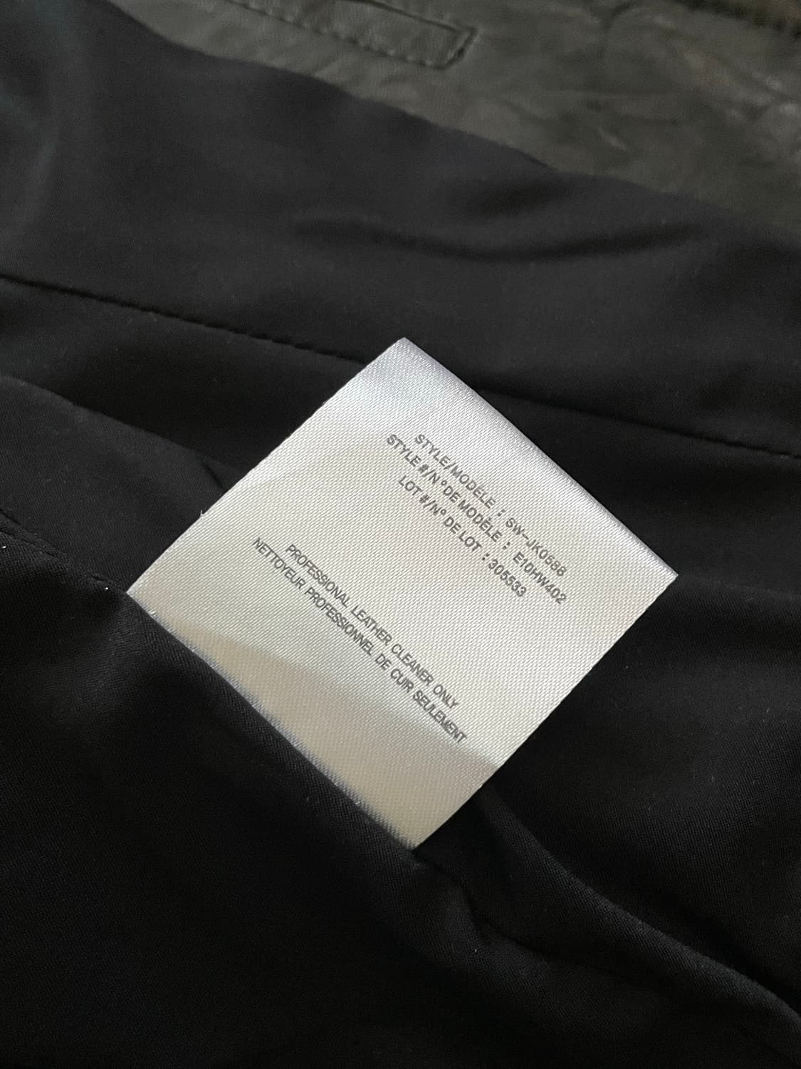 Helmut Lang 헬무트랭 양가죽 램스킨 가죽 레더 봄버 자켓 상품이미지8