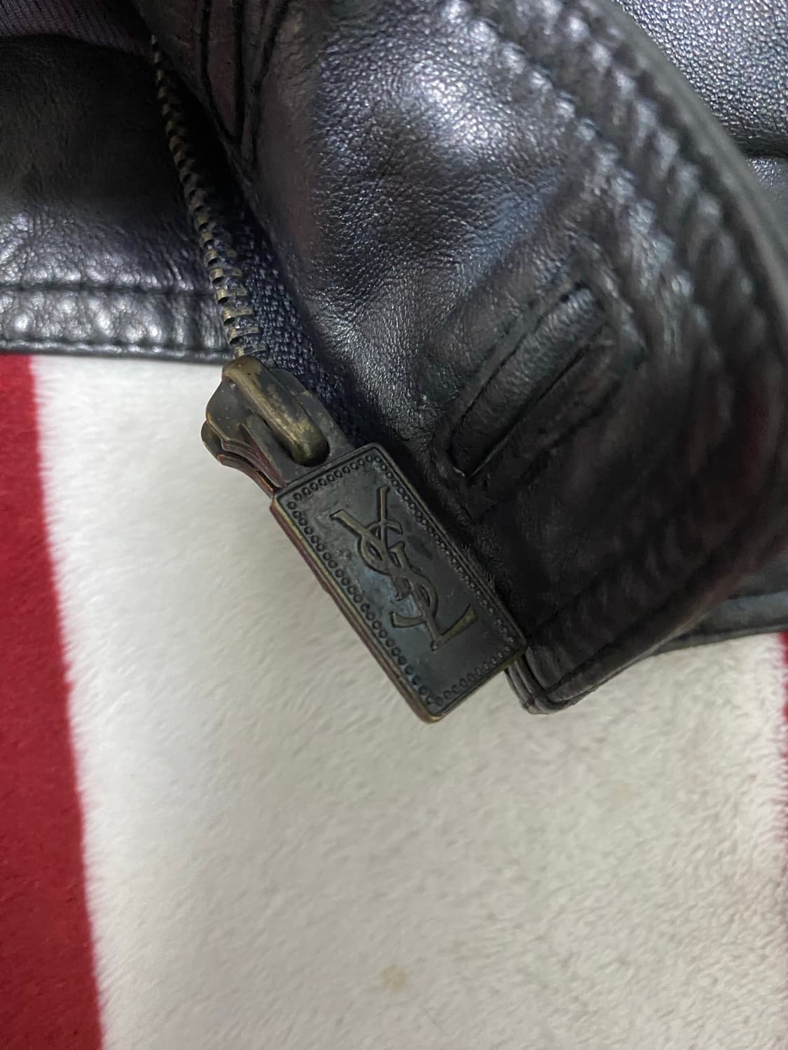 90s 입생로랑 양가죽 자켓 상품이미지8