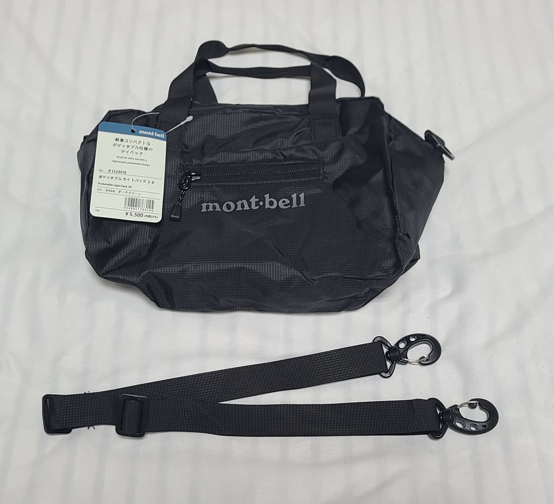 몽벨 포터블 경량 숄더백 18L ( 새상품 )남녀공용 상품이미지2
