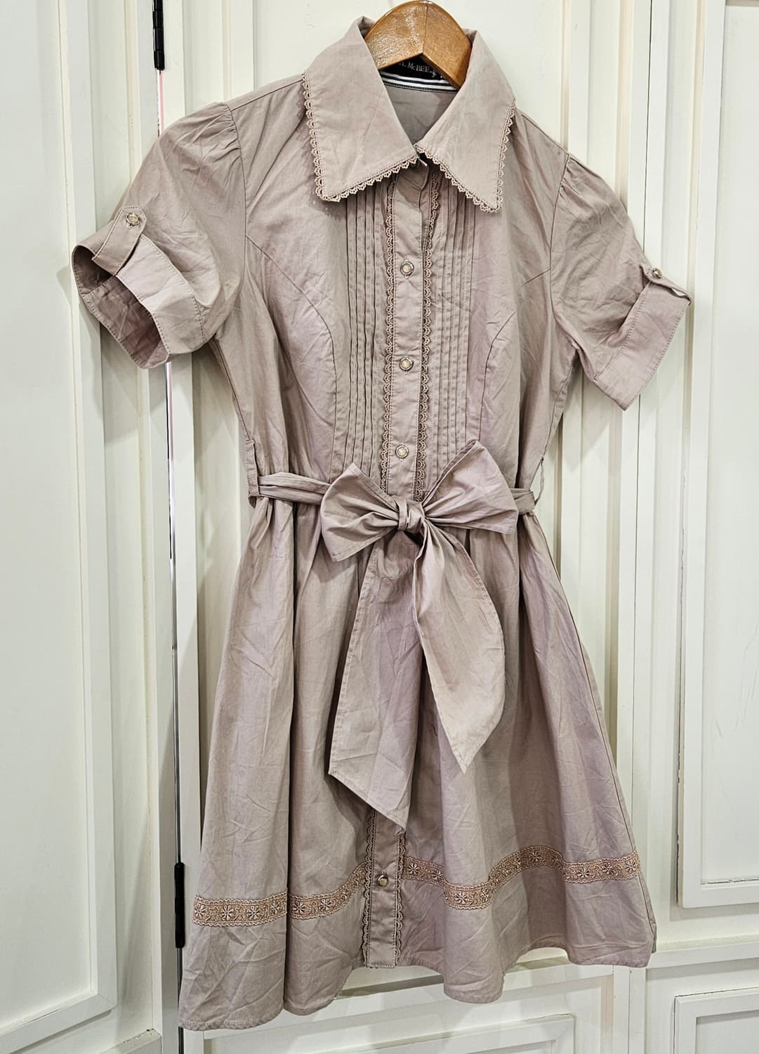 세실 맥비(Cecil McBee) 리본 셔츠 원피스 상품이미지2