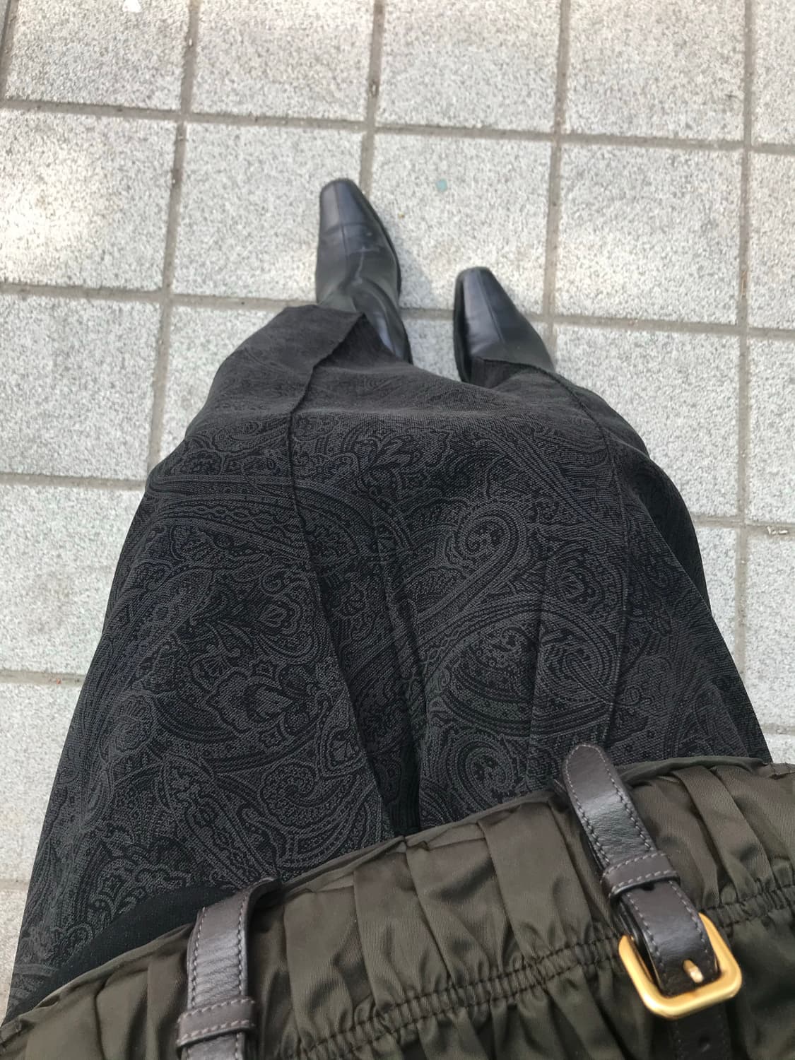 애프터먼데이 페이즐리 롱스커트 상품이미지5