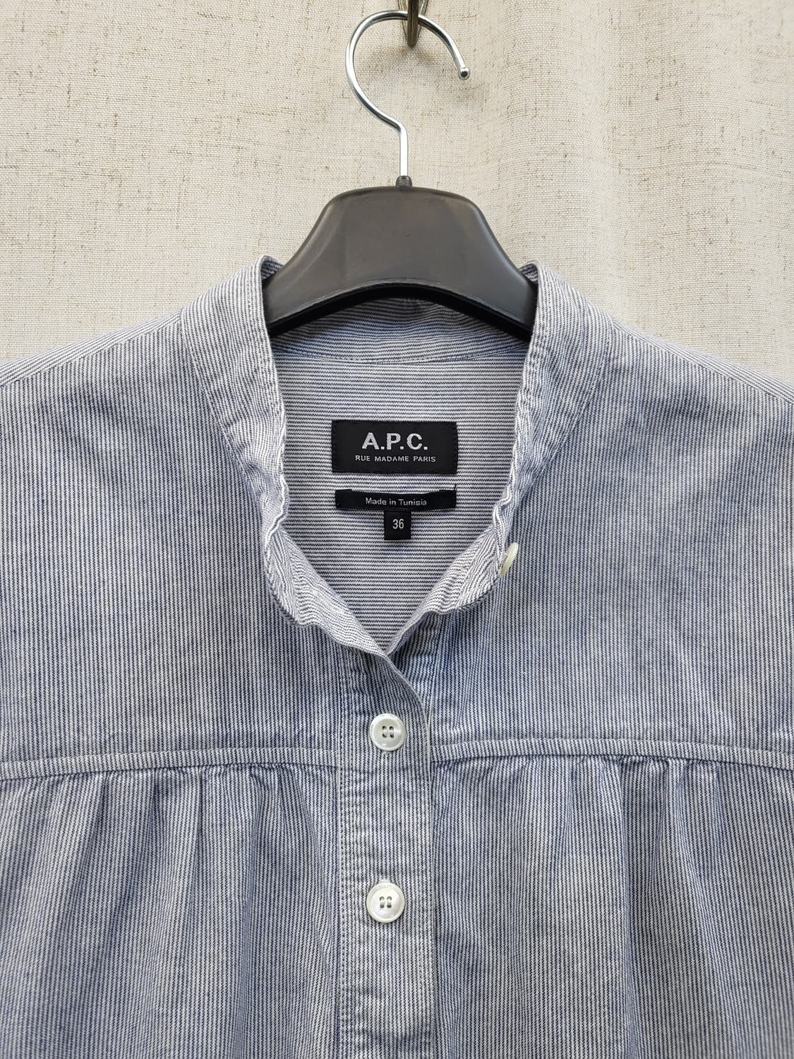 A.P.C. 스트라이프 긴팔 셔츠 상품이미지3