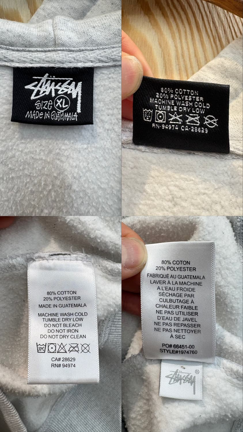 스투시 8볼 후드집업 상품이미지10