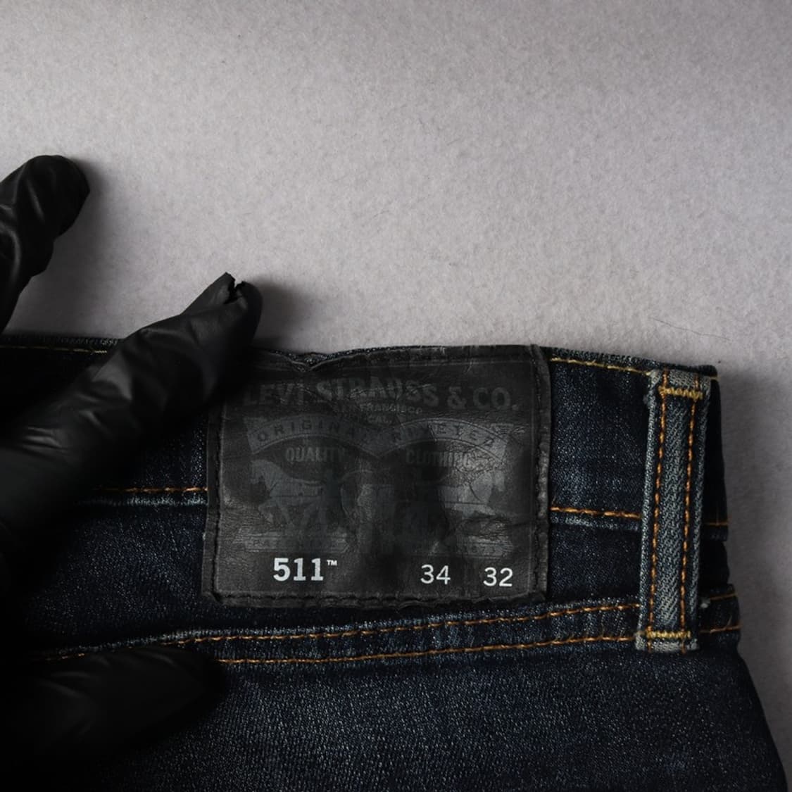 리바이스 511 진청 슬림핏 데님 팬츠 34 상품이미지6