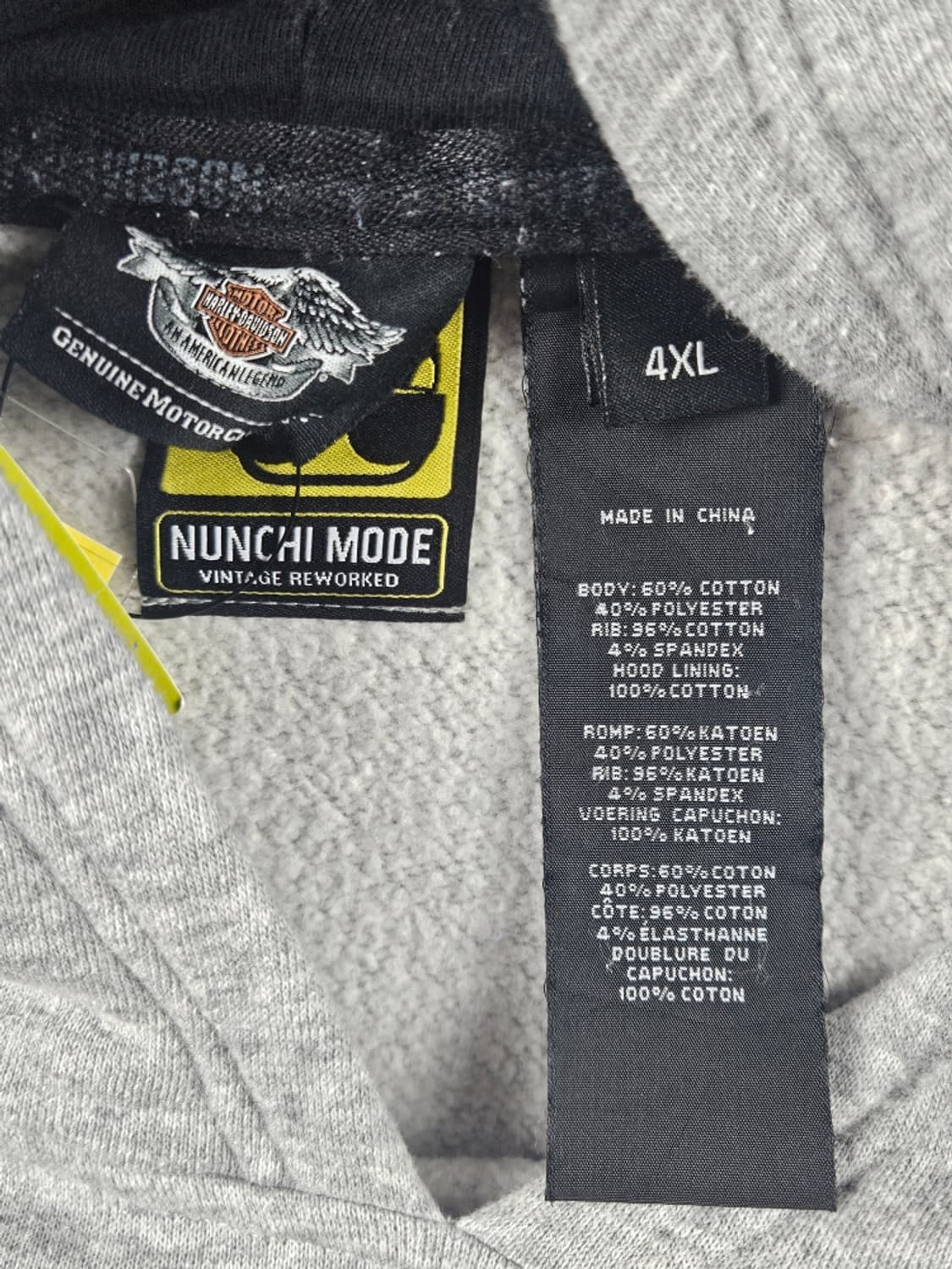 할리데이비슨 리워크 커스텀 스웻 후드 티셔츠 ( 4XL ) / 11241 상품이미지9