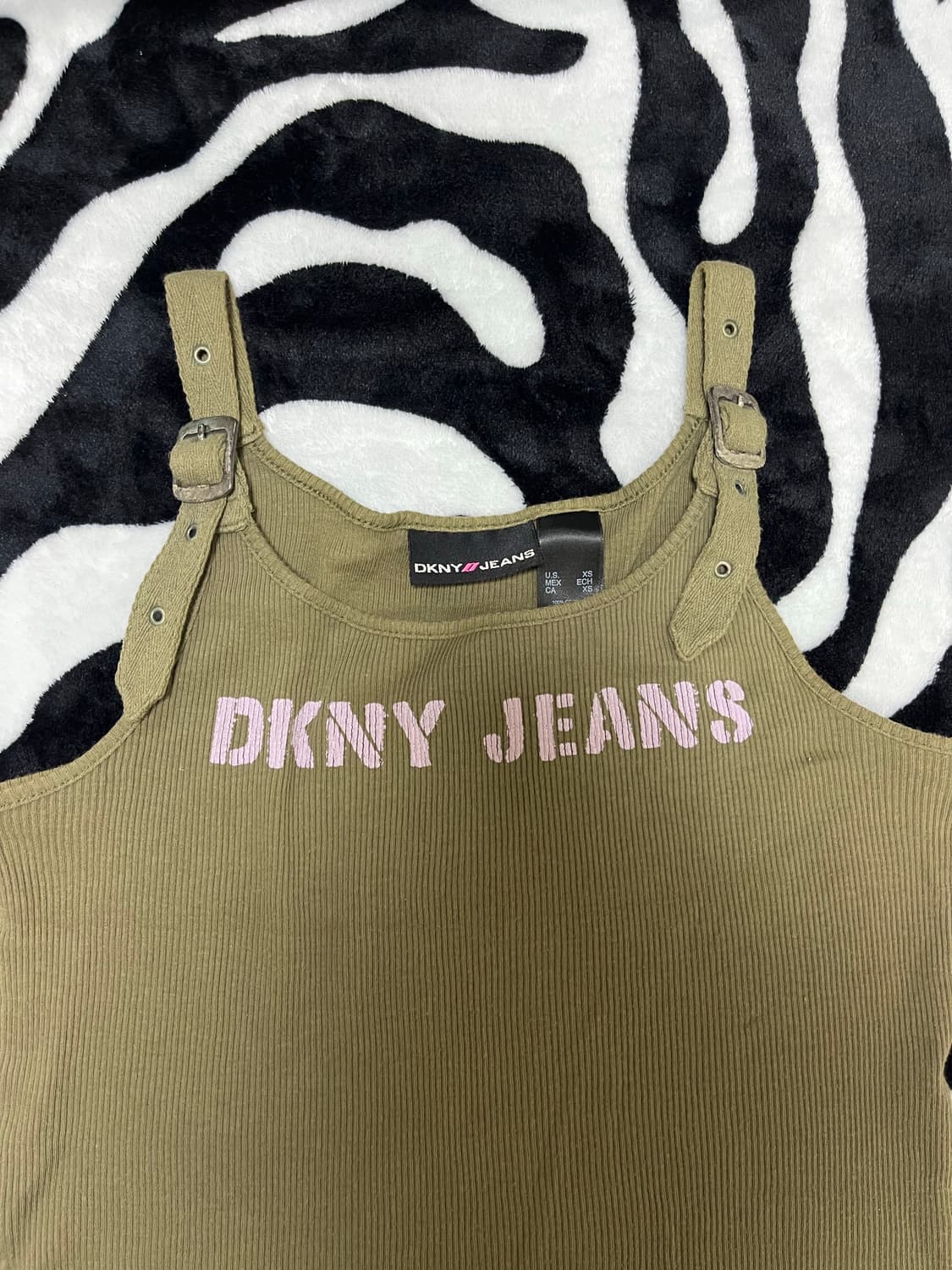 dkny vintage grunge buckle sleeveless 상품이미지2