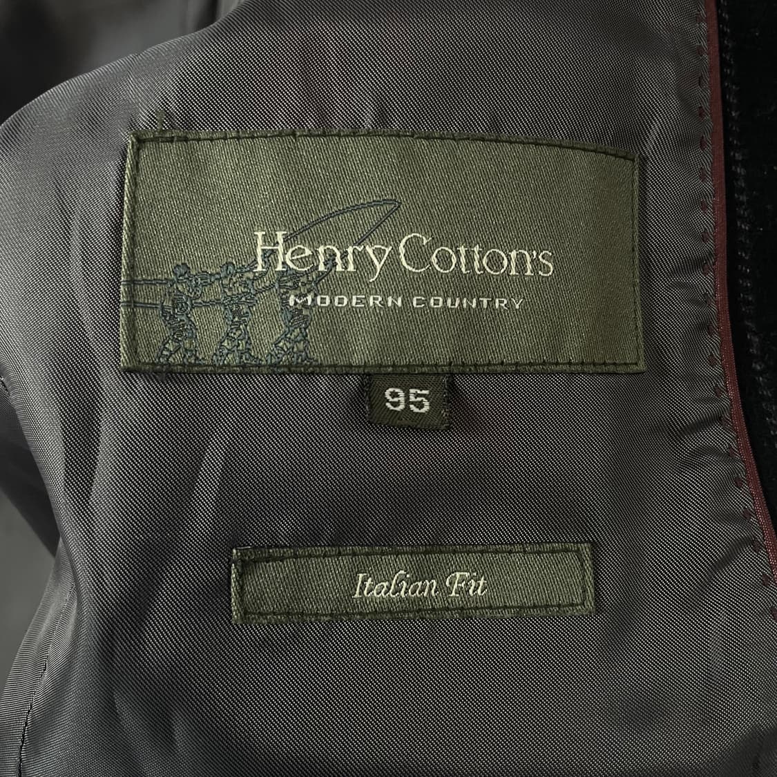 헨리코튼 블랙 스트라이프 더블버튼 자켓 95 상품이미지5