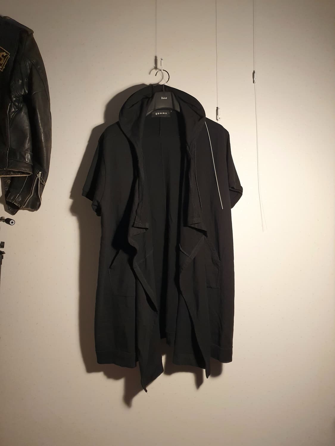 Gomme button short hoodie 상품이미지2