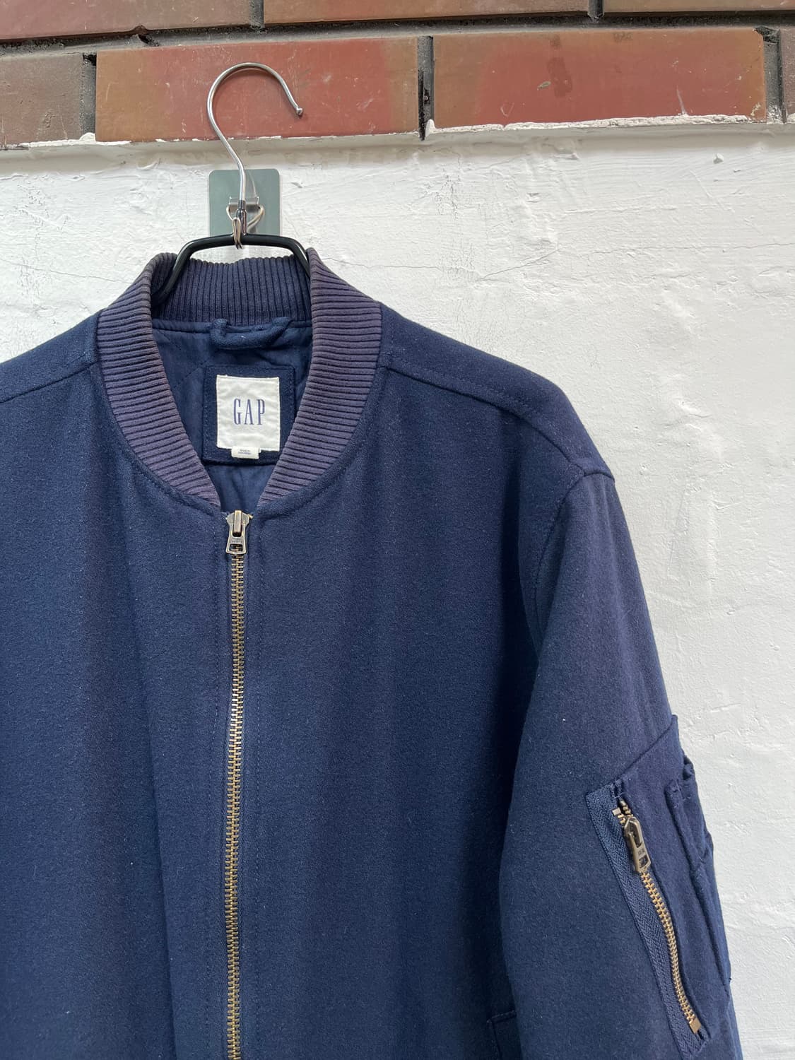 Gap X Primaloft 네이비 블루 봄버 자켓 M 상품이미지2