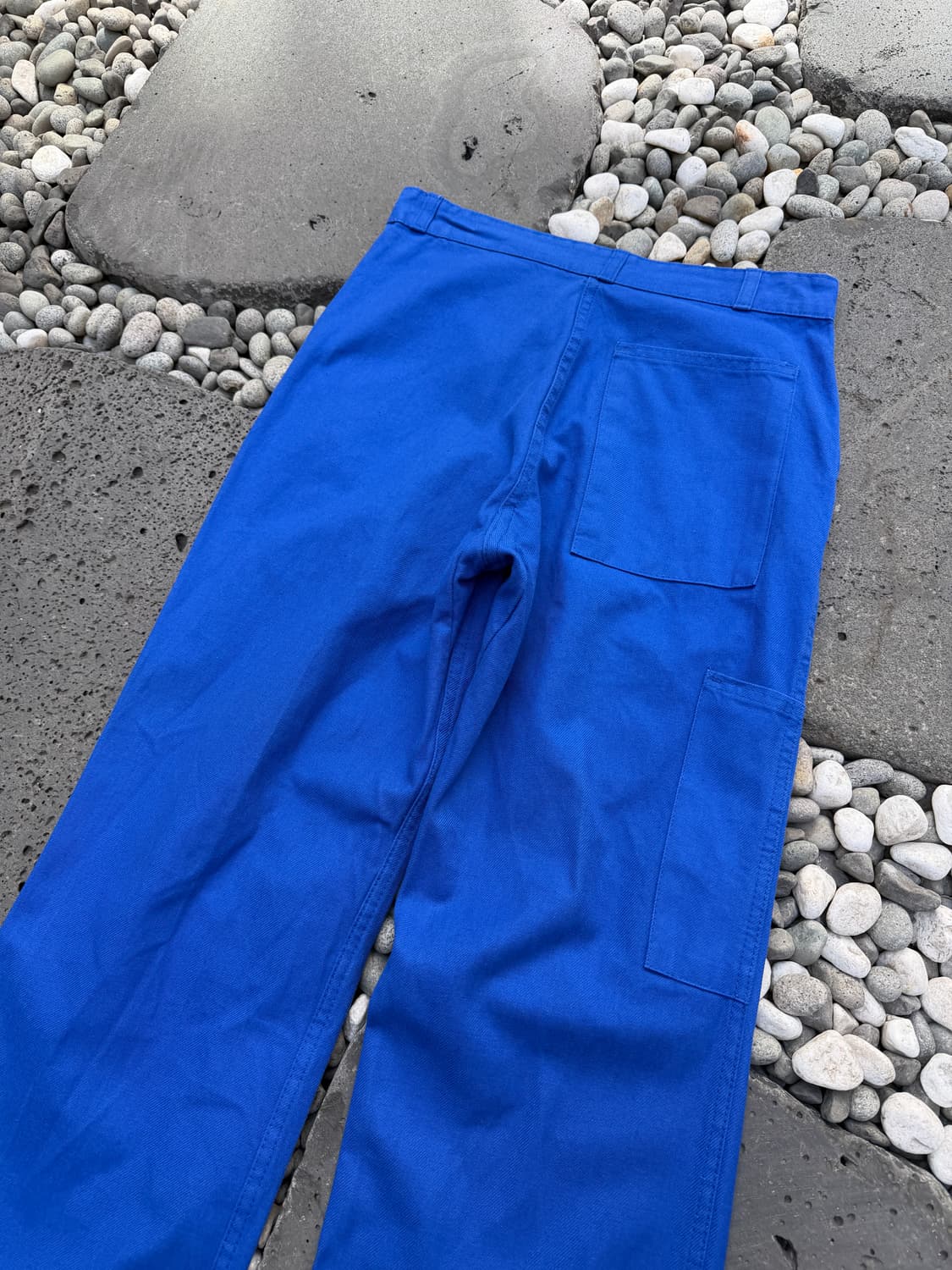 1980s WASHED BLUE VINTAGE 빈티지 프렌치워크팬츠 상품이미지10