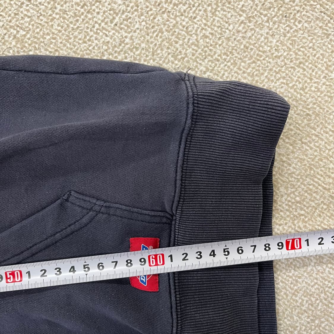 [XL] 디키즈 네이비 기모 후드 티셔츠 0107M1 상품이미지5