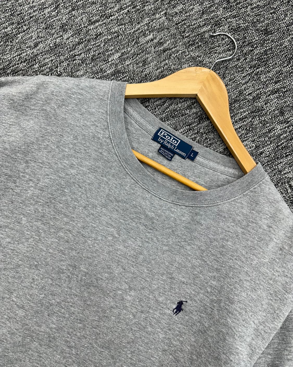 (L)폴로 기모 맨투맨-M1083 상품이미지3