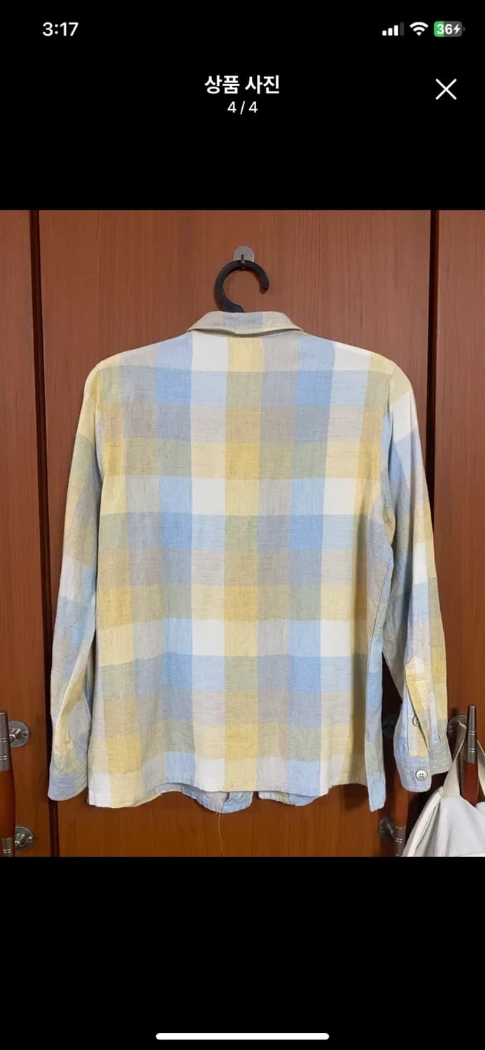 [PENDLETON] 여성용 펜들턴 레이온 린넨 체크 셔츠 S사이즈 상품이미지4