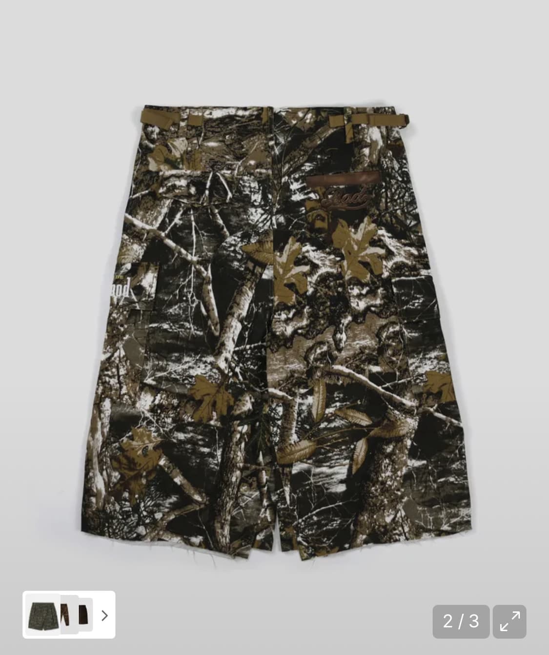 배드블러드 알파 3 버뮤다 팬츠 리얼트리 상품이미지2