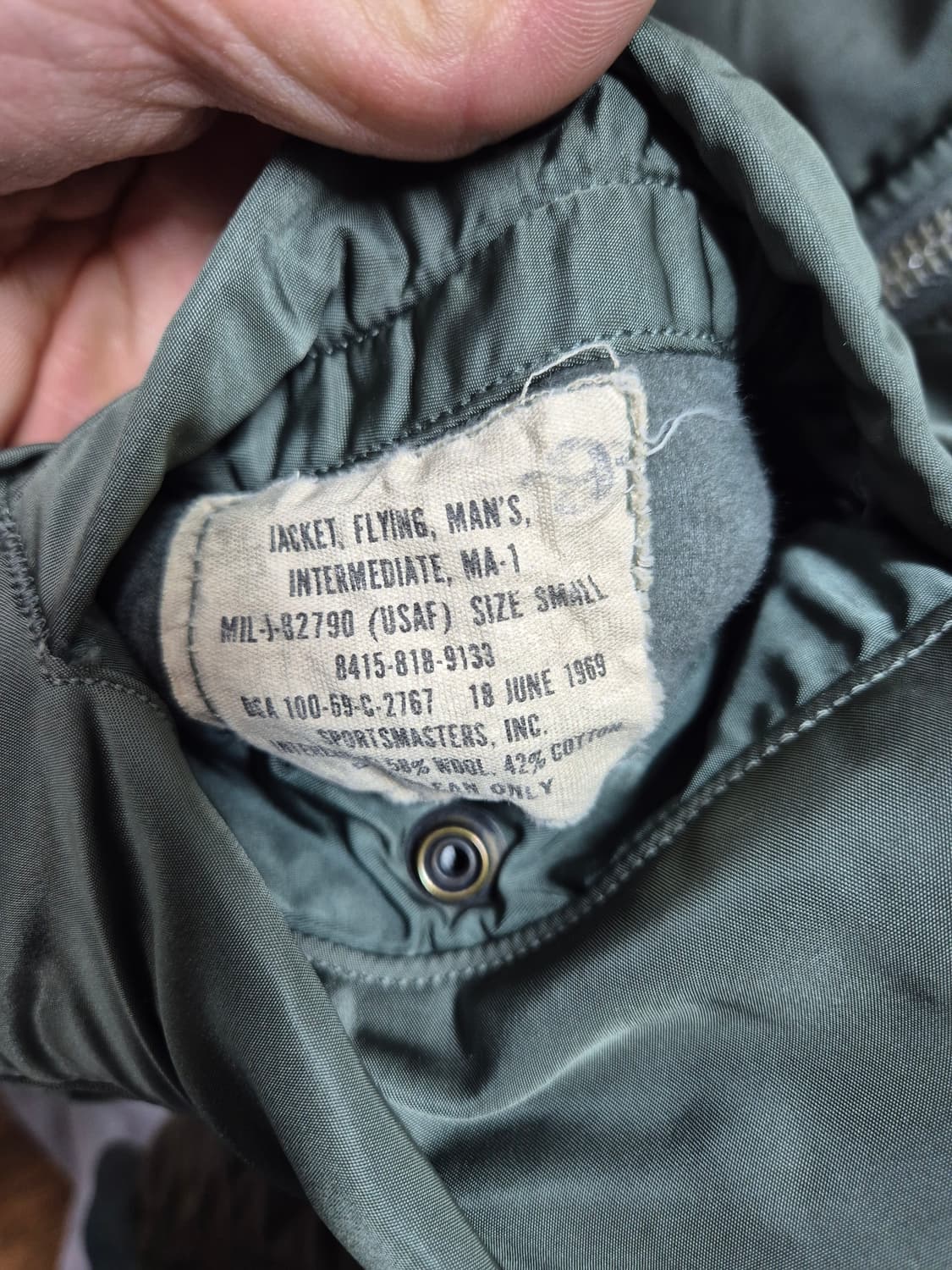 알파 60's ma-1 자켓 상품이미지3