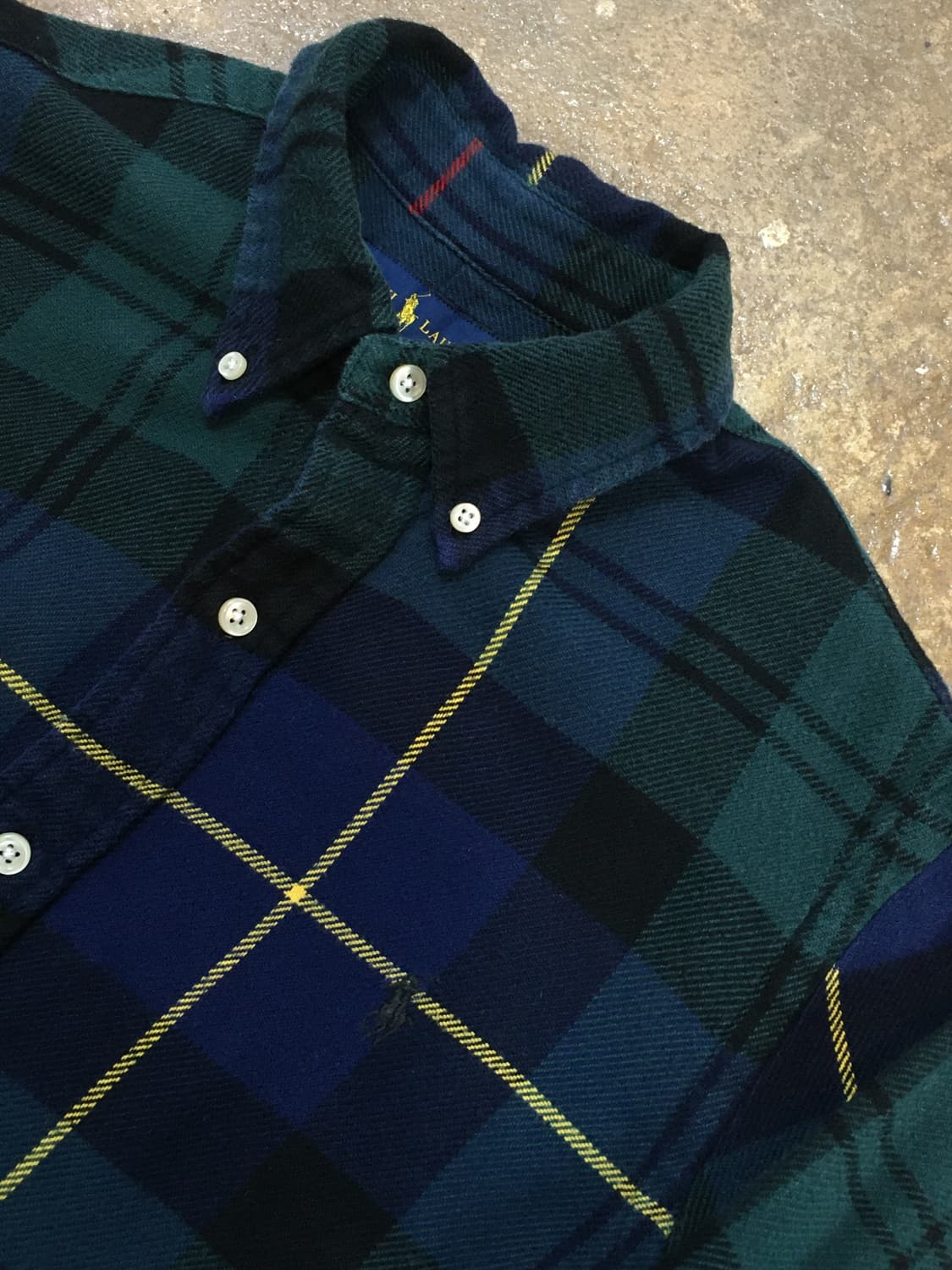 폴로 랄프로렌 클래식 핏 체크 셔츠 상품이미지4