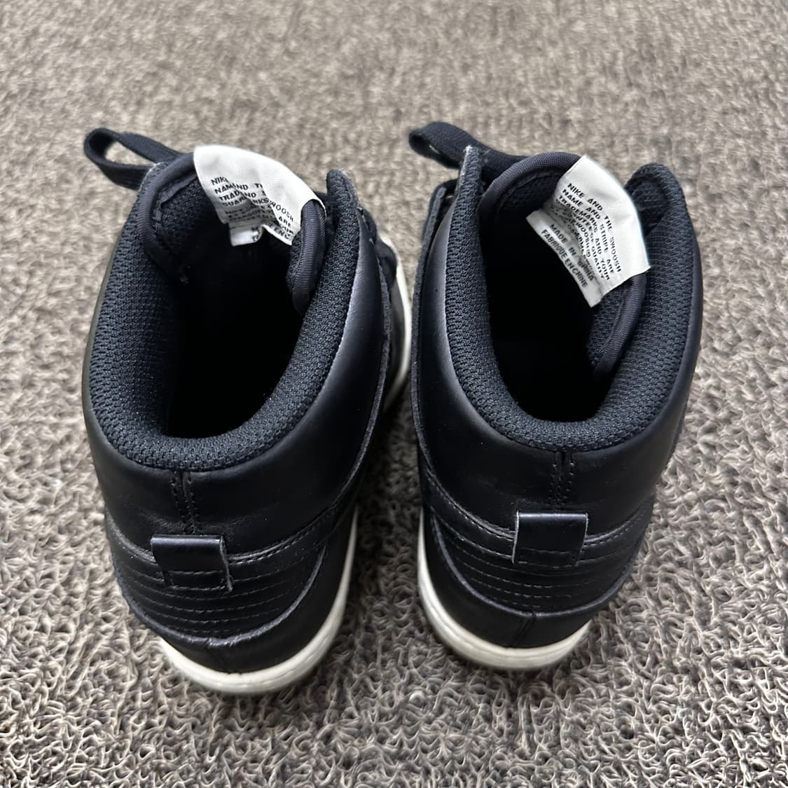 NIKE 나이키 덩크 스카이 여성 하이탑 운동화 블랙 240 상품이미지4