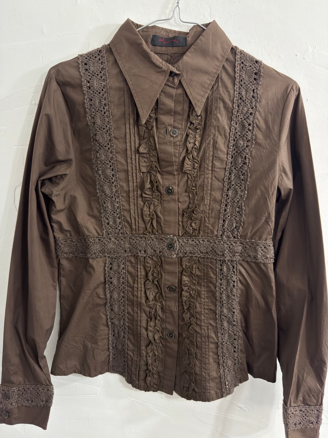 ash rose cendree crochet detail brown sh 상품이미지2