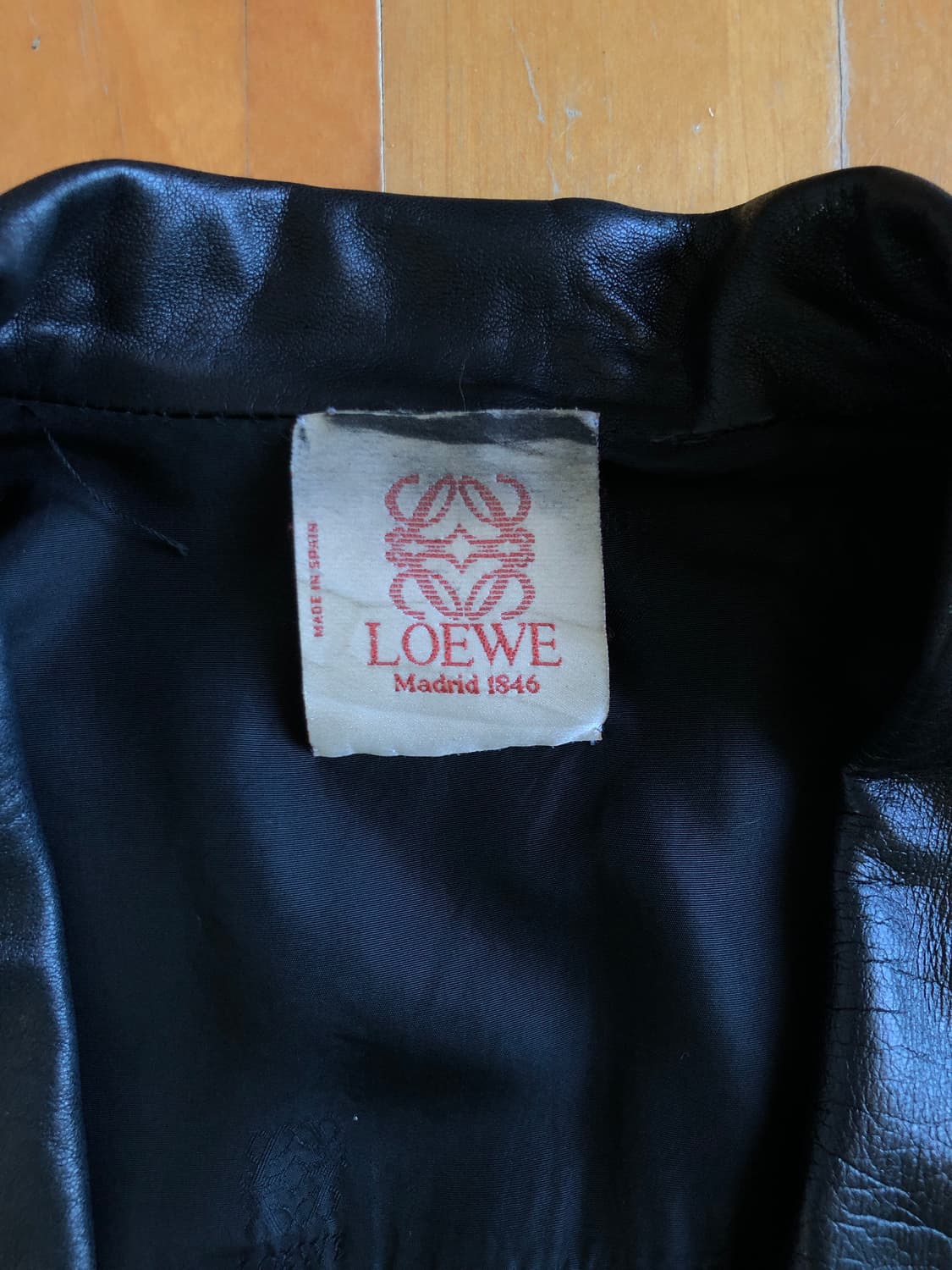 Loewe vintage leather jacket  상품이미지3