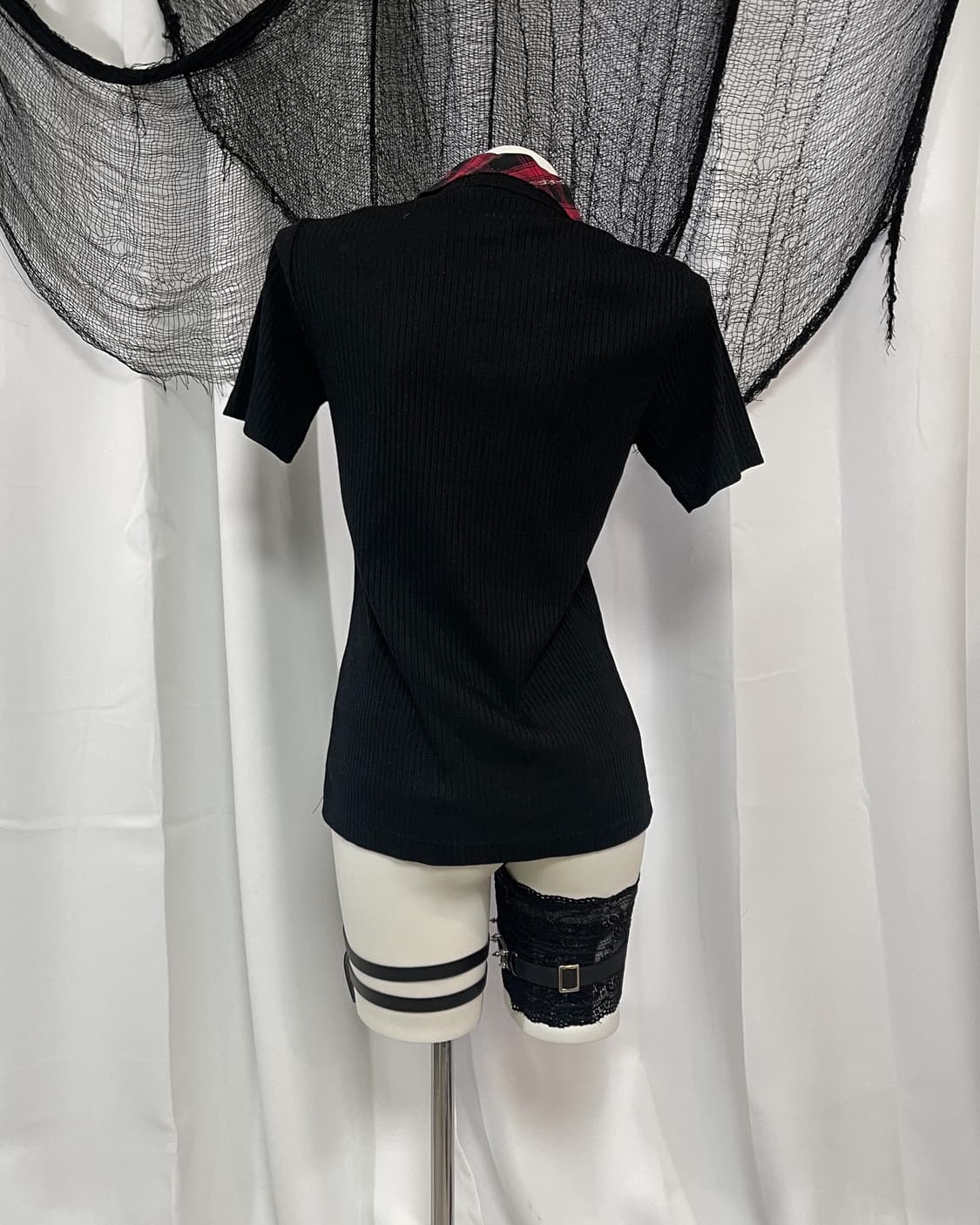 lettering chcek pk t-shirt 상품이미지4