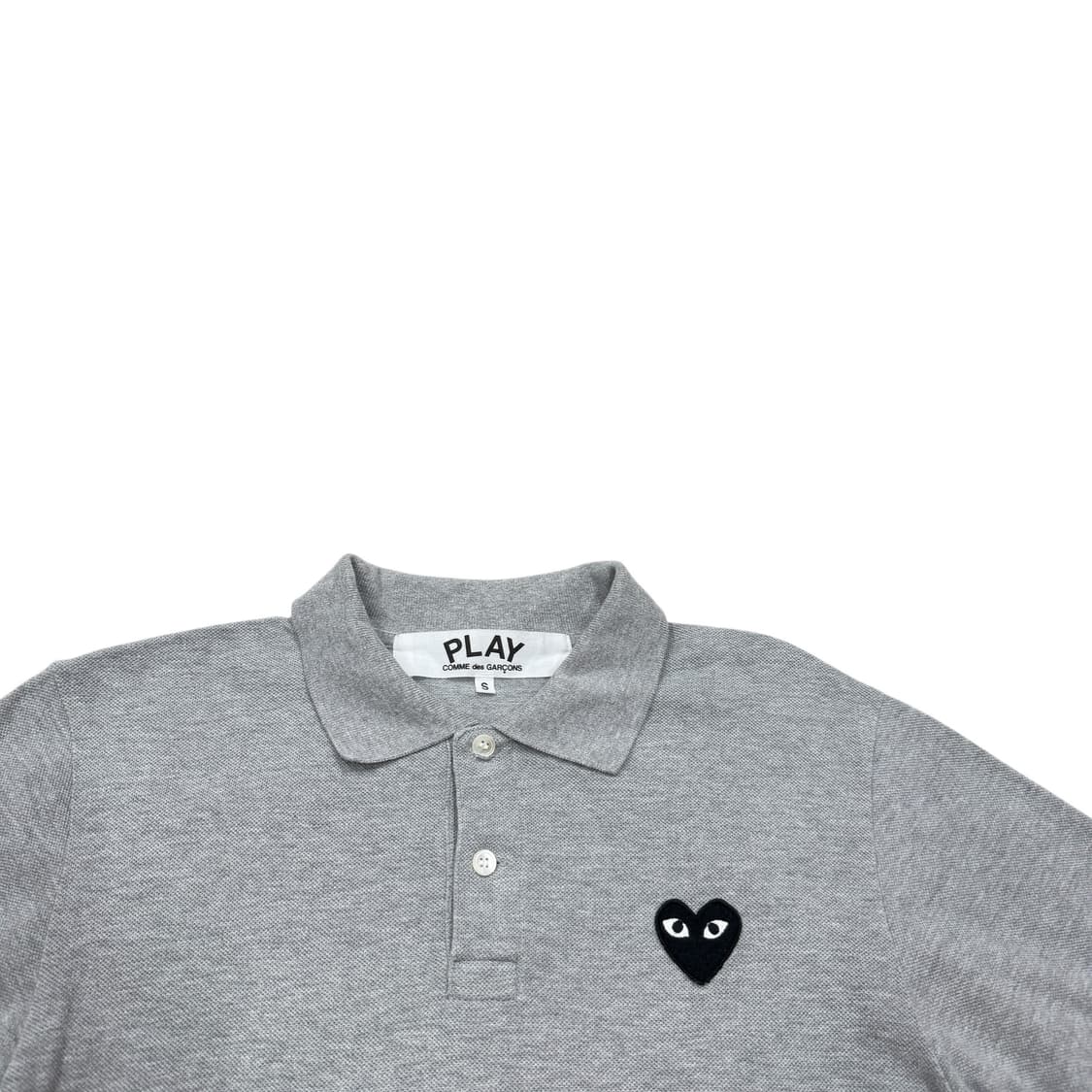 꼼데가르송 하트 와펜 그레이 PK 카라티 S 상품이미지2