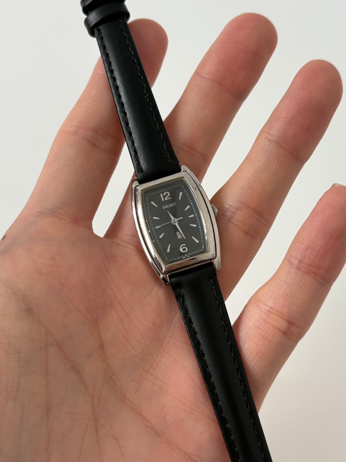 90s lukia  silver square ladies quartz 상품이미지2