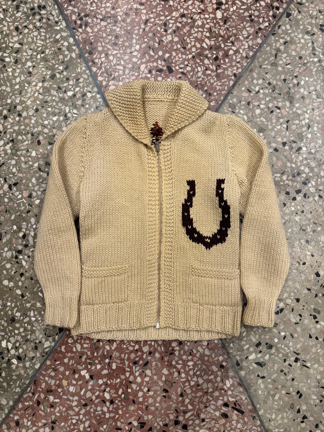 50s 웨스턴 코위찬 가디건 (S) 상품이미지2