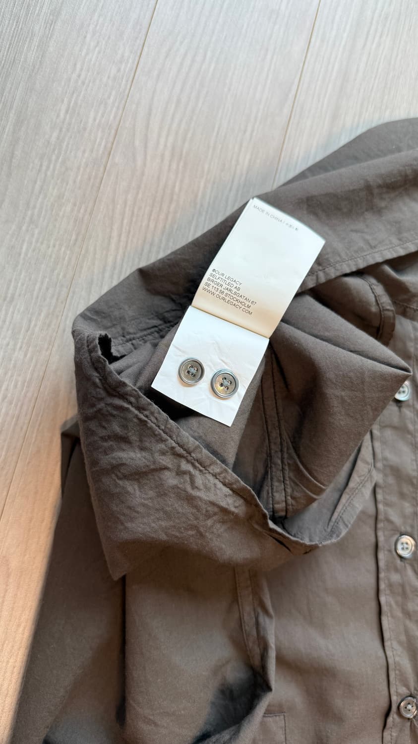 (52) 아워레가시 BD셔츠 brown voile 상품이미지8