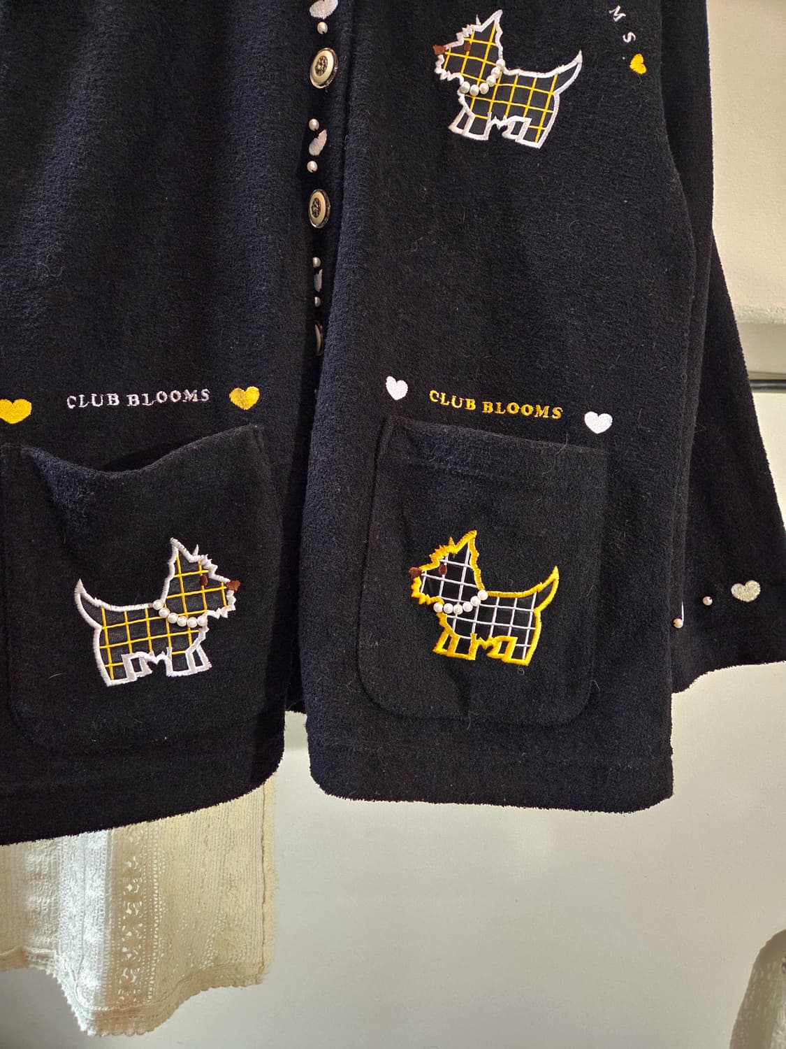 강아지 가득 가디건 상품이미지3