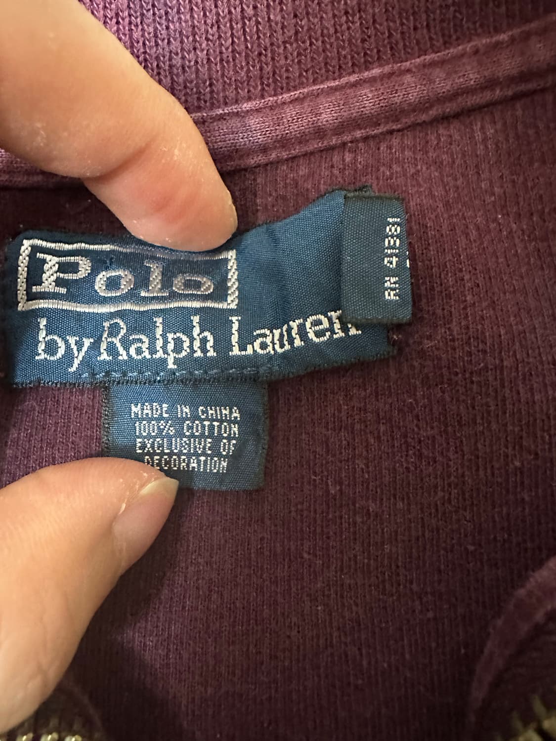폴로 버건디 니트 상품이미지3