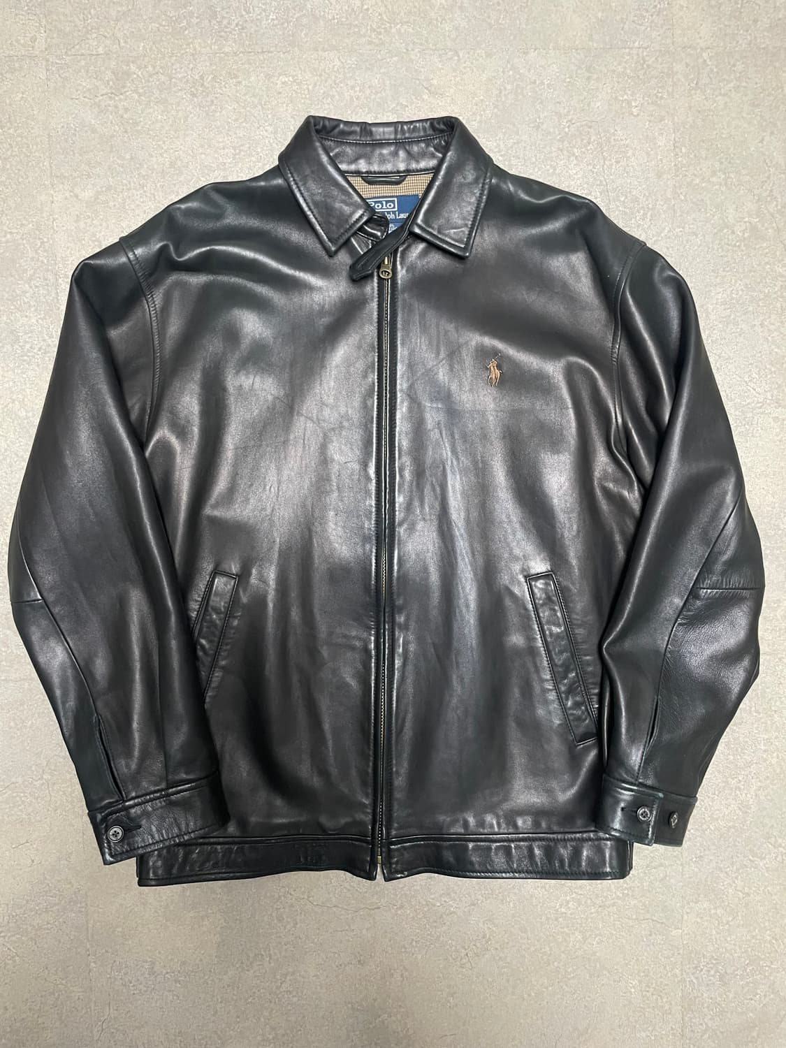 빈티지 폴로 맥스웰 레더 자켓 가죽 자켓 상품이미지1
