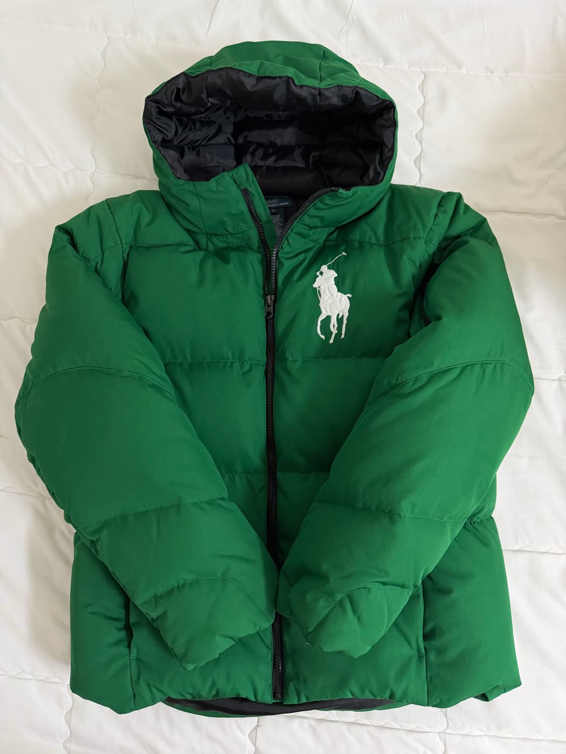 폴로 그린 패딩 상품이미지1