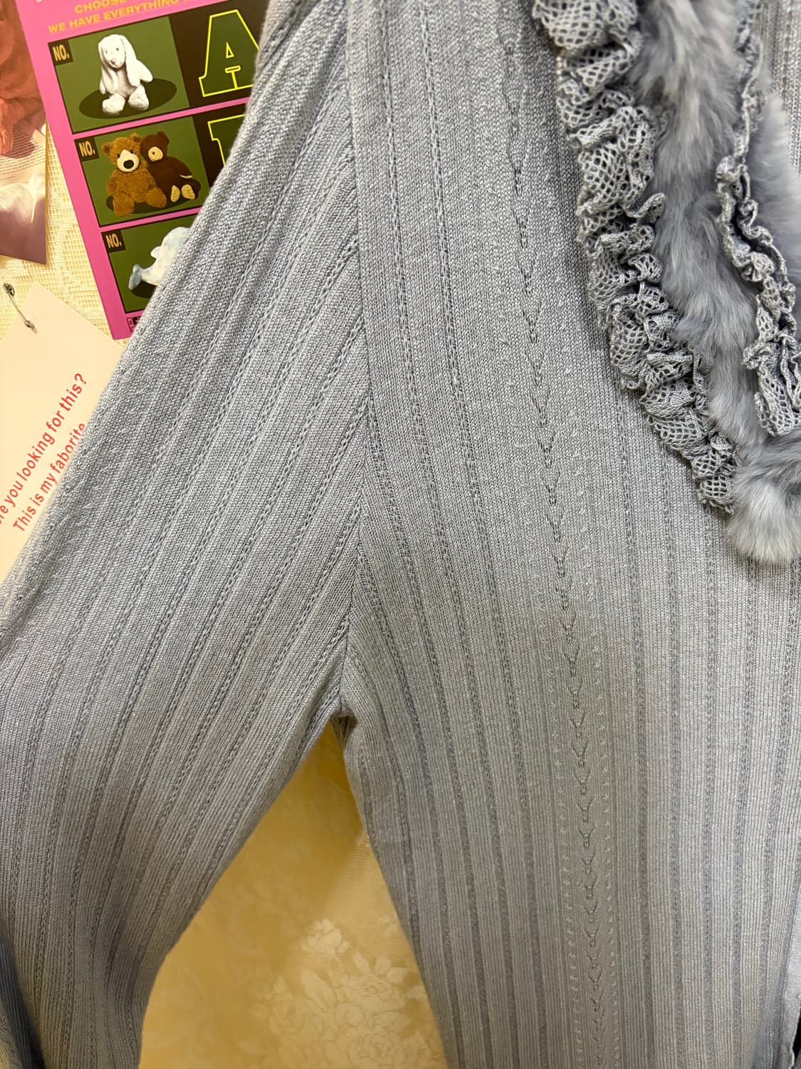 닥스 리얼래빗퍼 니트가디건  상품이미지5