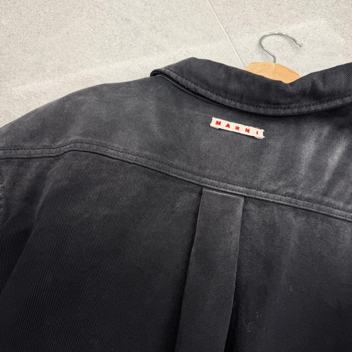 마르니 블랙데님 워싱 자켓 상품이미지3