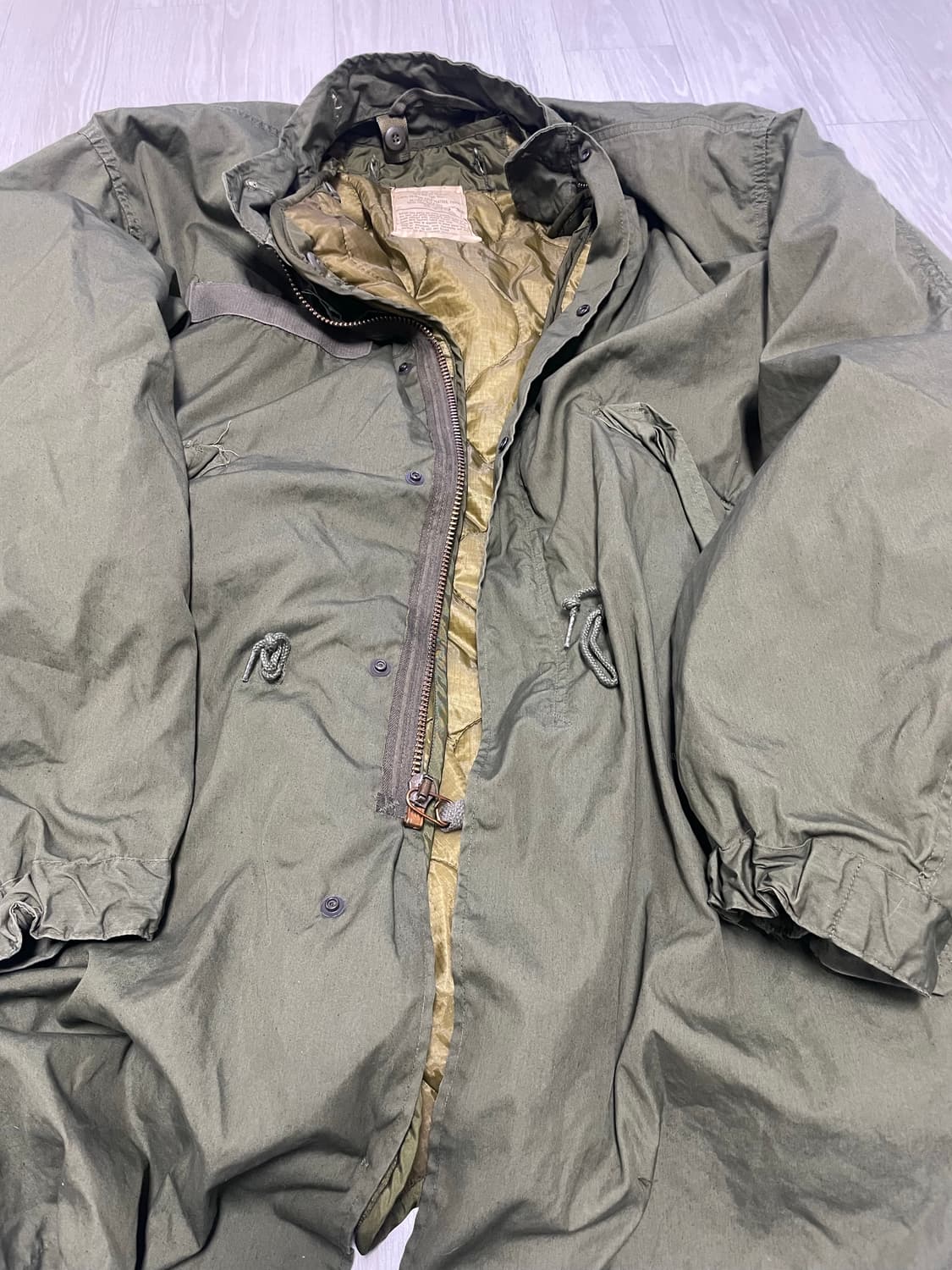 m65 피쉬테일 og 오리지널 M 세트 개파카 1982 상품이미지10