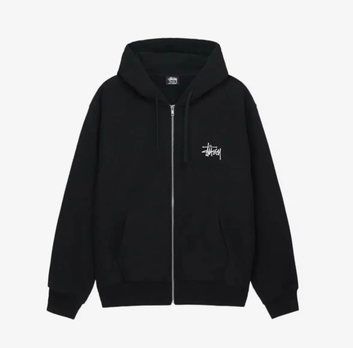 스투시 후드집업 스투시 베이직 후드집업 블랙 상품이미지1