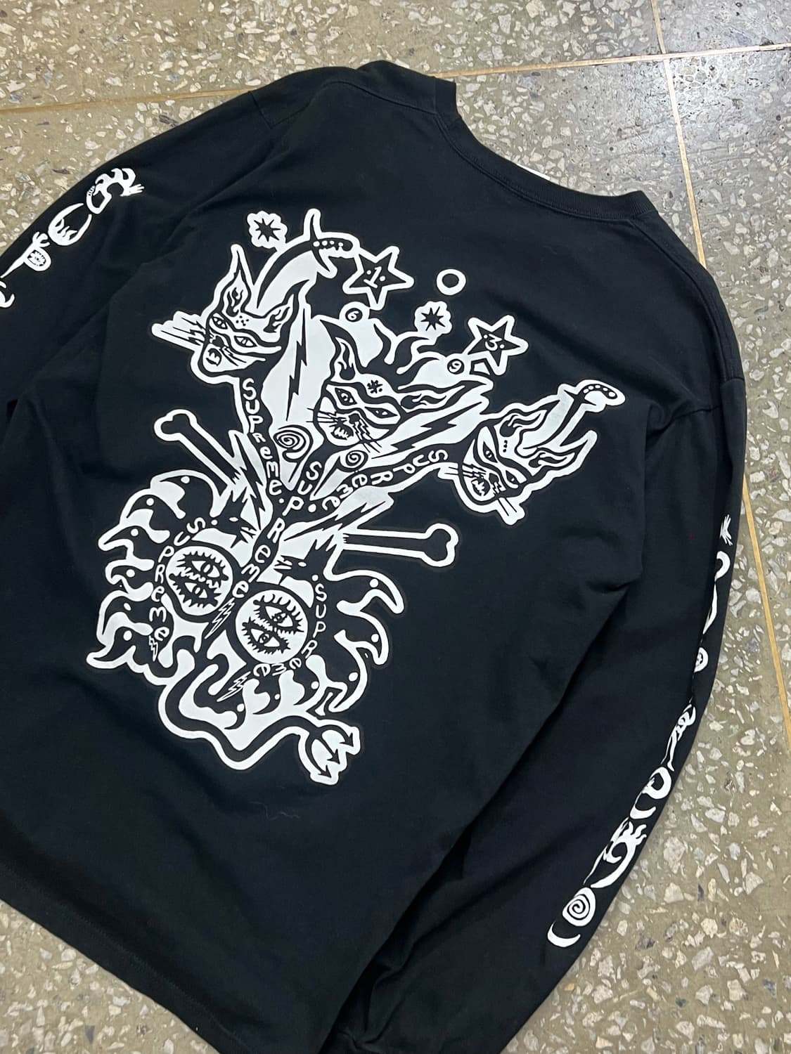 Supreme Clayton Patterson L/S Black 상품이미지1
