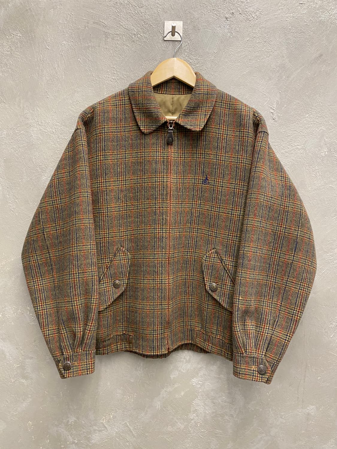 [95] 90-00s Bean Pole 빈폴 빈티지 울 체크 자켓 상품이미지1