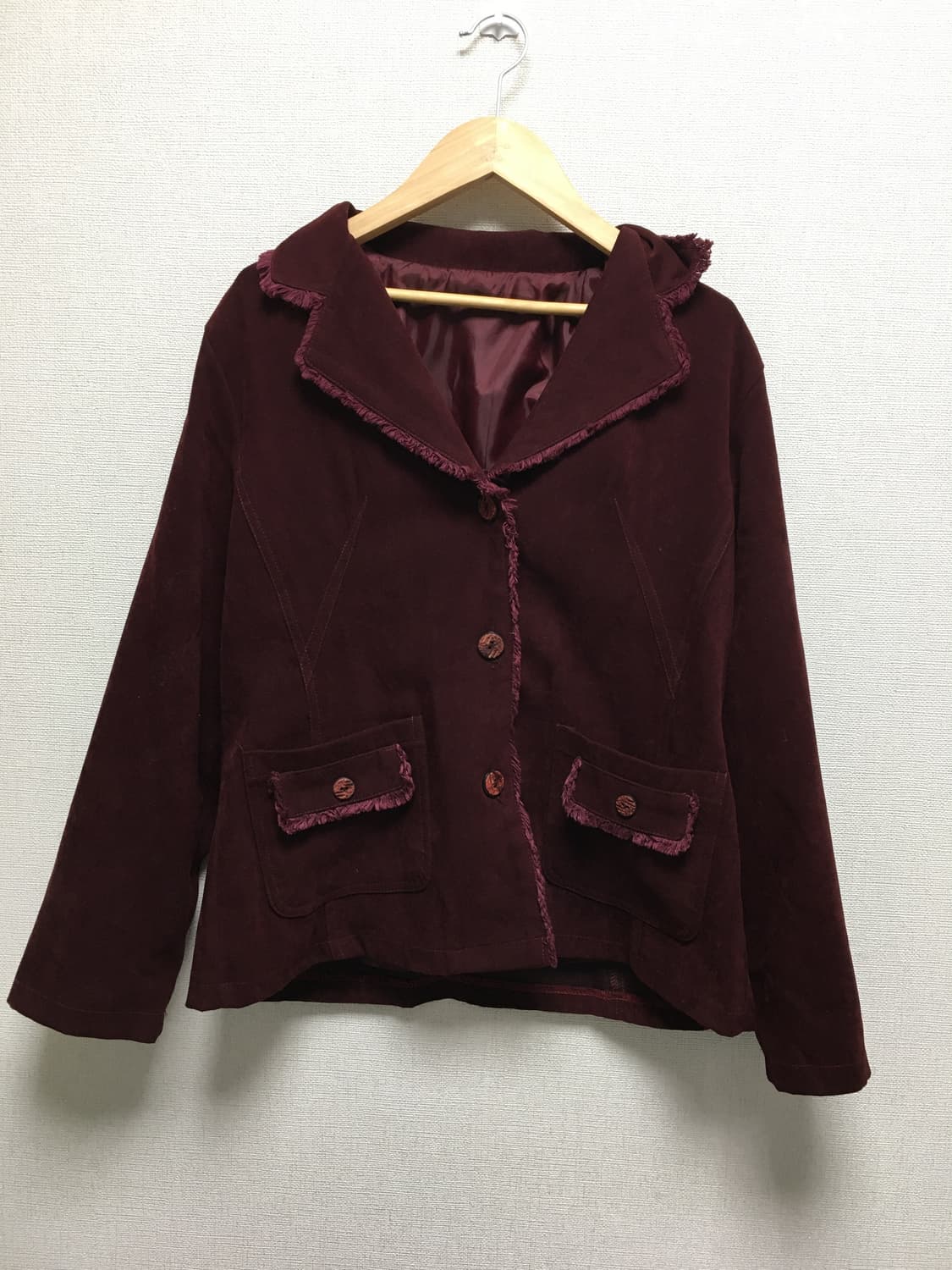 Vintage / 빈티지 레드 스웨이드 자켓  상품이미지1